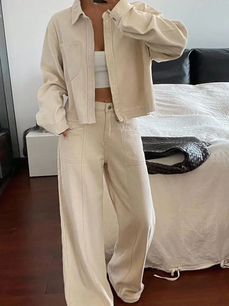 CONJUNTO DE PANTALON TELA DE JEANS 1
