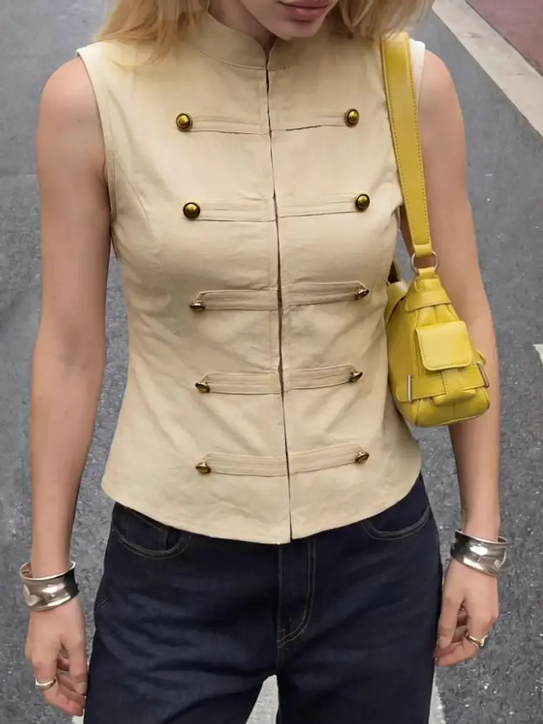CHALECO CASUAL CUELLO ALTO 1