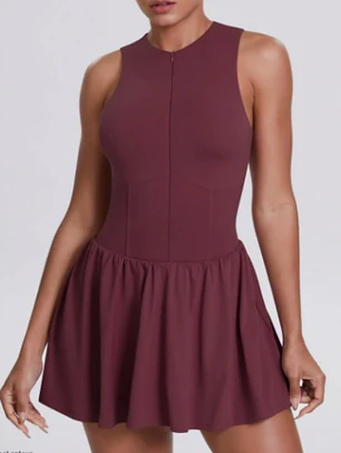 VESTIDO DEPORTIVO CON CREMALLERA
