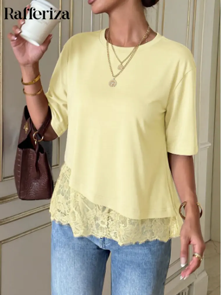 BLUSA CON ENCAJE 1