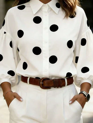 CAMISA DE LUNARES