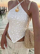 TOP SEXI DE LENTEJUELA BLANCO - Miniatura 1