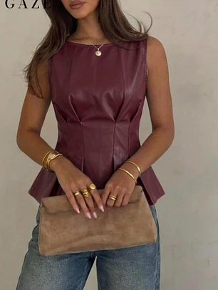 BLUSA DE CUERINA