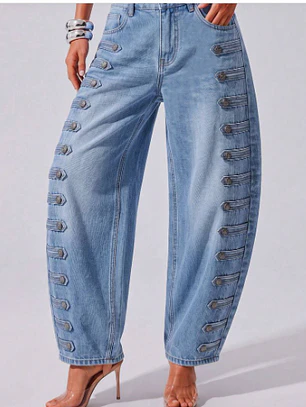 JEANS CON BOTONES