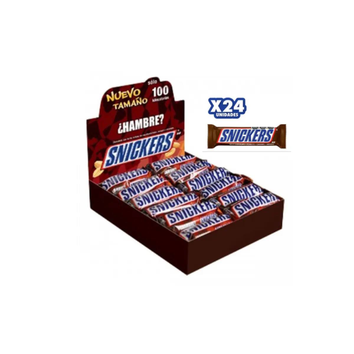 Snickers Single x 24 unidades - 22 gr
