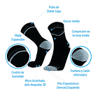 Medias de Compresión Antibacterial IMPULSE (Pack 2 pares) 2