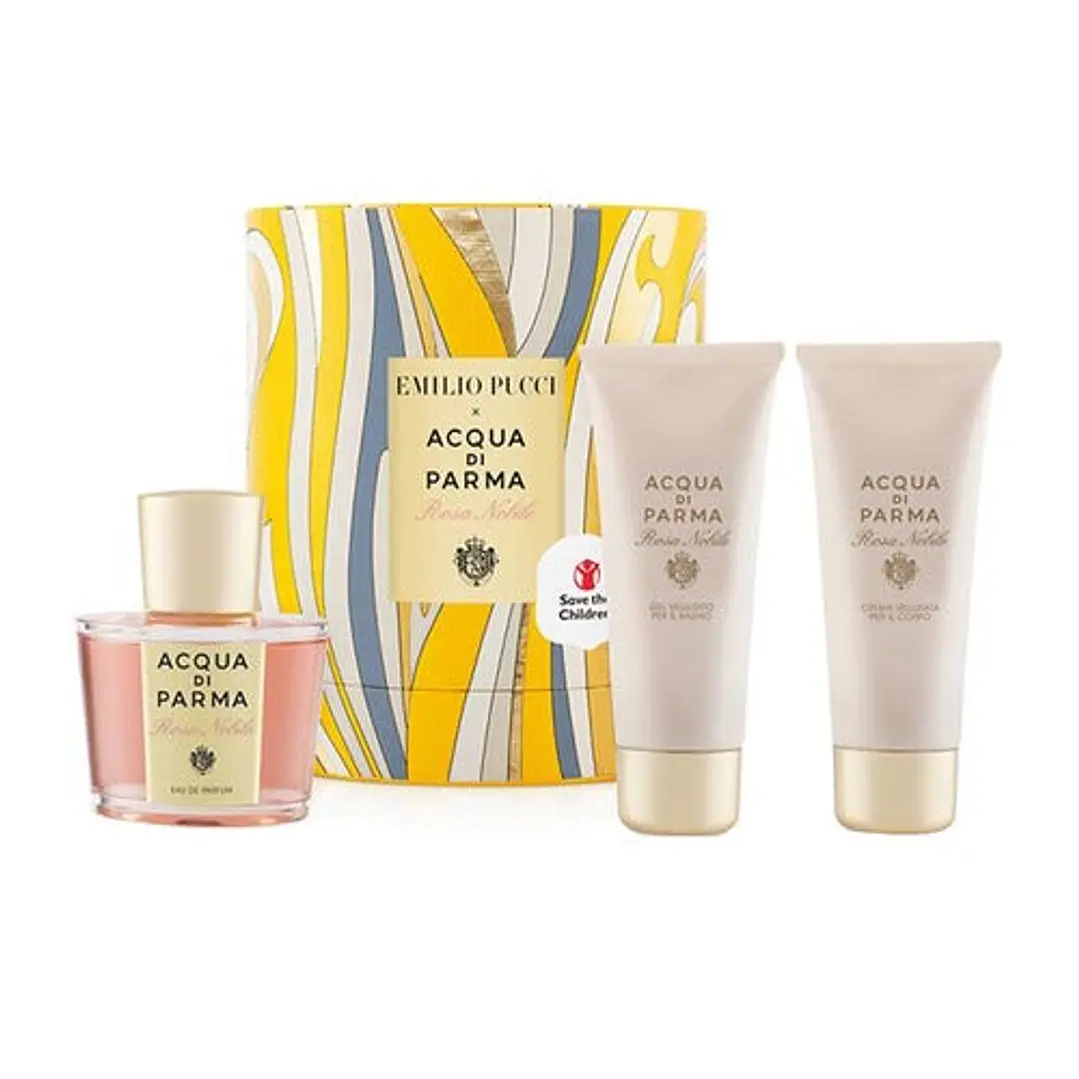 Perfume Acqua Di Parma Rosa Nobile Mujer Edp 100 ml / Body Lotion 75 ml / Shower Gel 75 ml Estuche 1