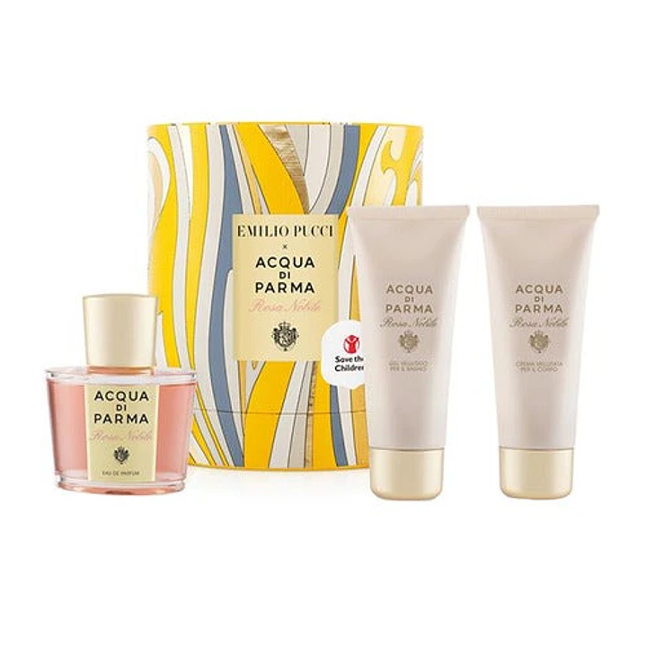 Perfume Acqua Di Parma Rosa Nobile Mujer Edp 100 ml / Body Lotion 75 ml / Shower Gel 75 ml Estuche 1