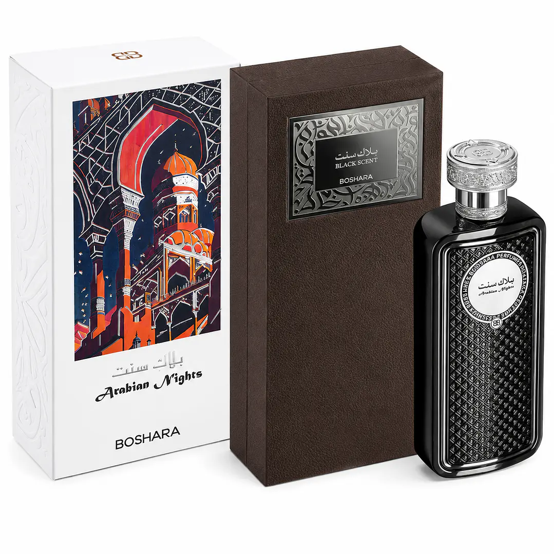 PERFUME BOSHARA BLACKSCENT UNISEX EDP 80 ML 3