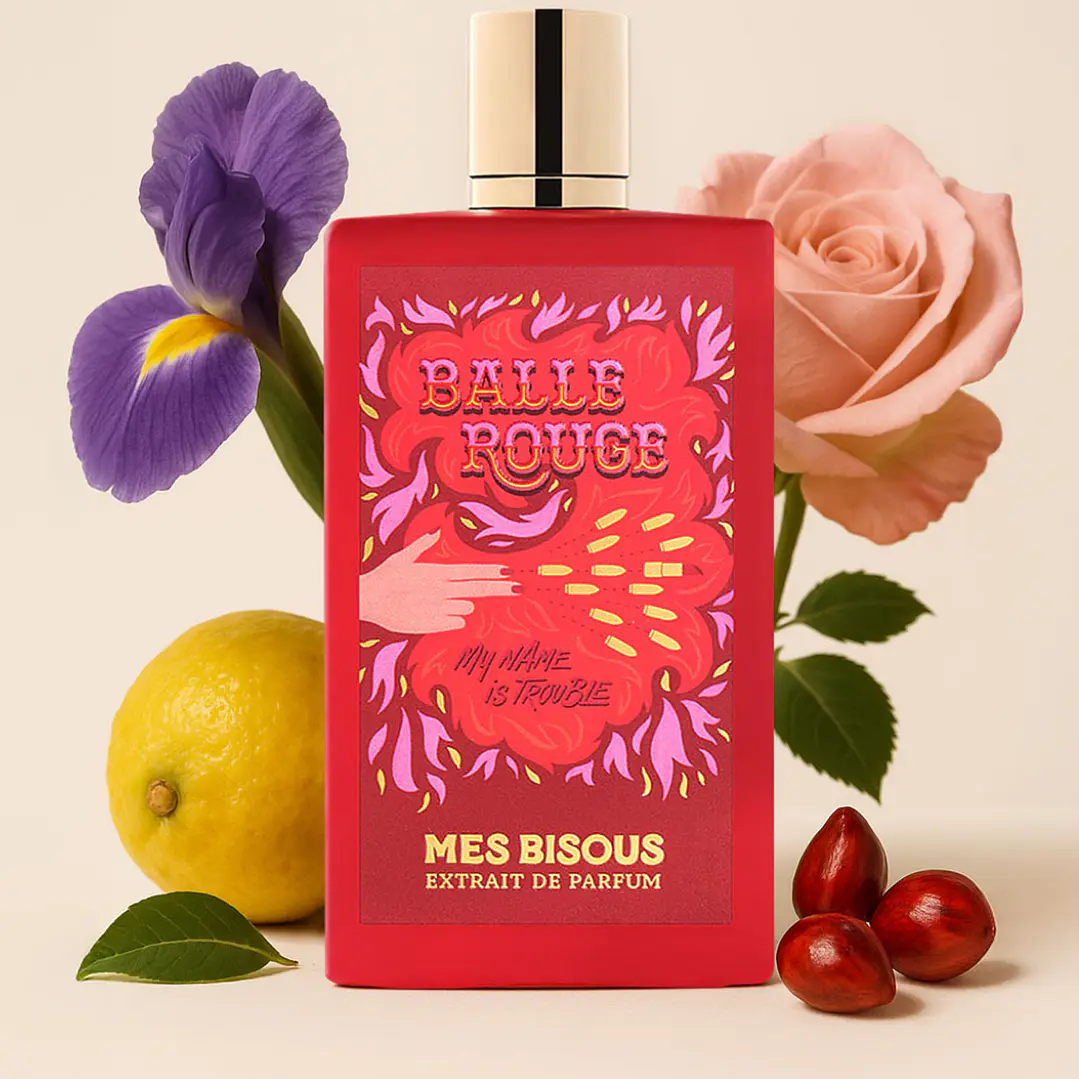 PERFUME MES BISOUS BALLE ROUGE UNISEX EXTRAIT DE PARFUM 100 ML 2