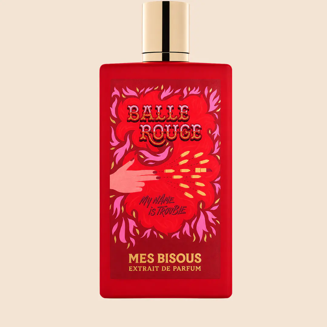 PERFUME MES BISOUS BALLE ROUGE UNISEX EXTRAIT DE PARFUM 100 ML 4