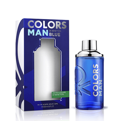 Perfume Benetton United Colors Blue Varon Edt 200 Ml
