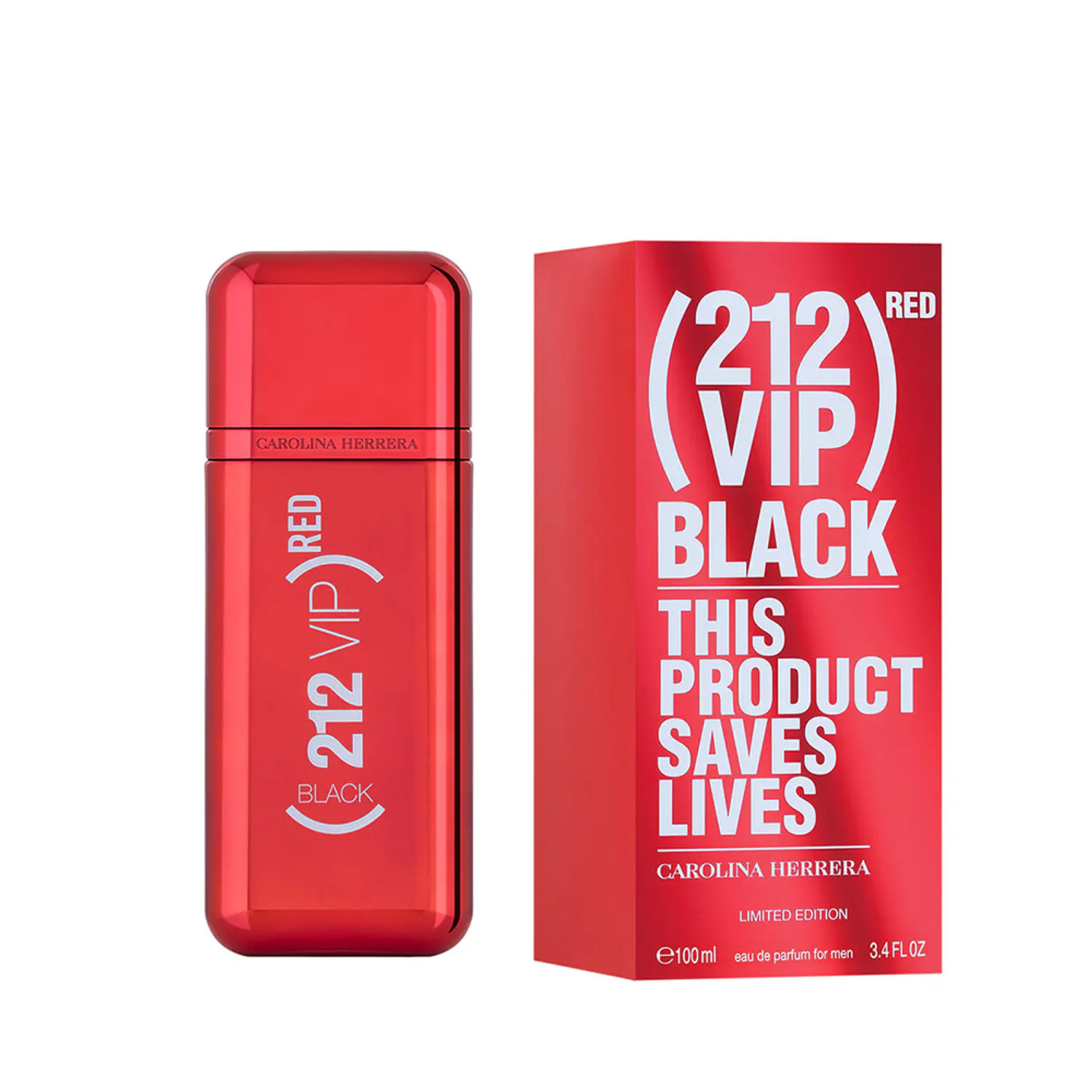 Perfume 212 Vip Black Red Limited Edition Hombre Edp 100 ml