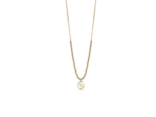 Collar Mujer Guess 16-18 White Enamel 4G Coin (Gl) Ubn78082
