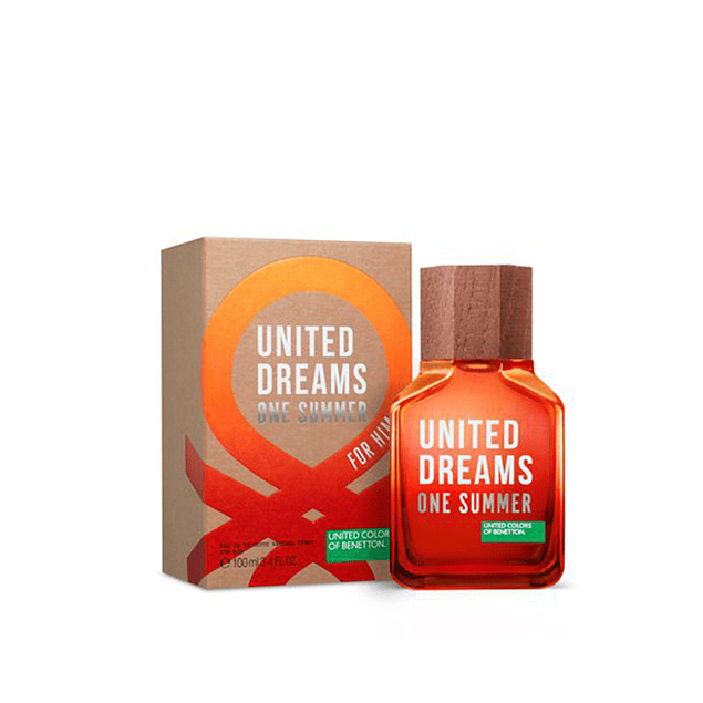 Perfume Benetton United Dreams One Summer (Rojo) Hombre Edt 100 ml