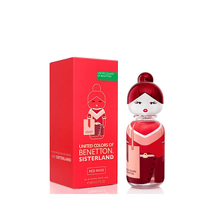 Perfume Benetton United Colors Sisterland Red Rose Mujer Edt 80 ml
