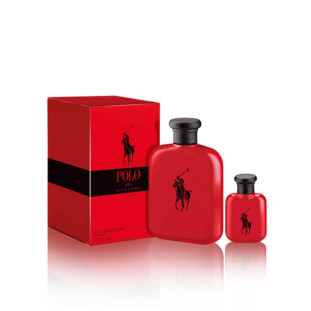 Perfume Polo Red Hombre Edt 125 ml / 15 ml Estuche
