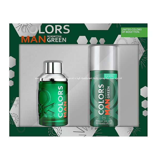 COLORS GREEN HOMBRE 100ML EDT BENETTON