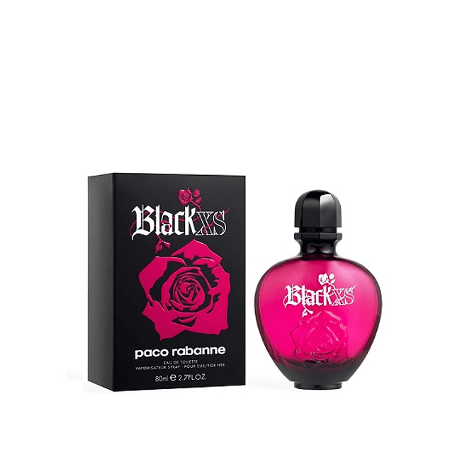 PERFUME XS BLACK DAMA EDT 80 ML