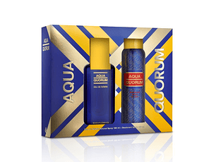 PERFUME AQUA QUORUM VARON EDT 100 ML ESTUCHE