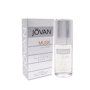 PERFUME JOVAN PLATINUM MUSK VARON EDC 88 ML