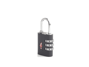 Candado Grande Safe Skies Tsa Con Clave Neon Negro