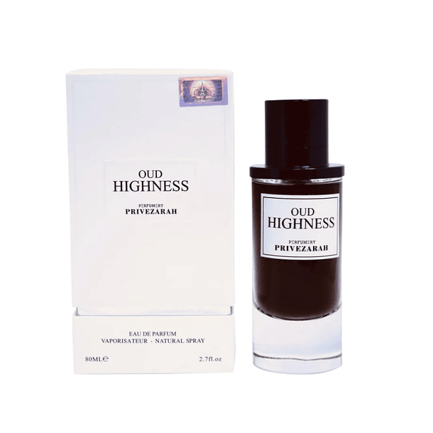 Perfume Oud Highness Prive Zarah Unisex Edp 80 ml