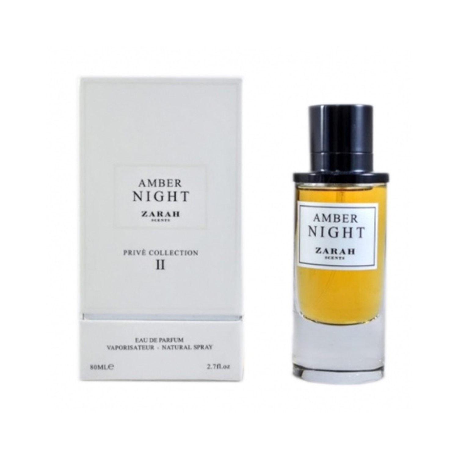 PERFUME AMBER NIGHT PRIVE COLLECTION II PRIVE ZARAH UNISEX EDP 80 ML