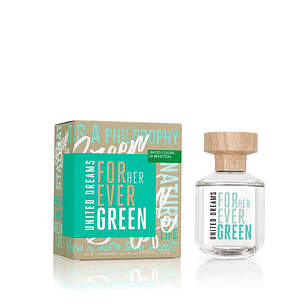 Perfume Benetton United Colors Forever Green Mujer Edt 80 ml