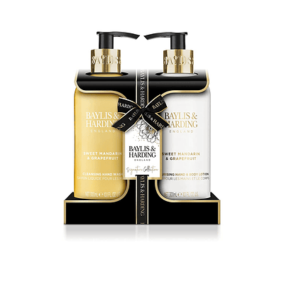 Jabon Liquido Manos Y Crema Baylis & Harding Signature Sweet Mandarin & Grapefruit Hand Wash 500 Ml / Body Lotion 500 Ml Estuche