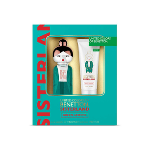 PERFUME BENETTON UNITED COLORS SISTERLAND GREEN JASMINE DAMA EDT 80 ML ESTUCHE