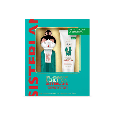 Perfume Benetton United Colors Sisterland Green Jasmine Dama Edt 80 Ml Estuche