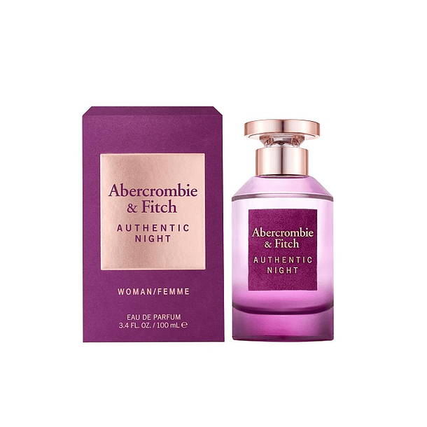 Perfume Abercrombie Authentic Night Mujer Edp 100 ml