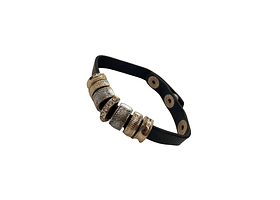 PULSERA BIJOUX TERNER BRAIDED CHARM BLACK MUJER 2402885