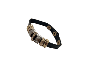 Pulsera Bijoux Terner Braided Charm Black Mujer 2402885