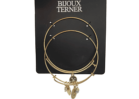 Pulsera Bijoux Terner Wire Bangle Set Mujer 2399767