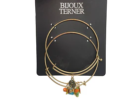 Pulsera Bijoux Terner Wire Bangle Set Mujer 2399768
