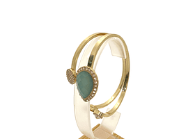 Pulsera Doble Bijoux Terner Wire Cuff Sets Bracelets Gold Mujer 2399747