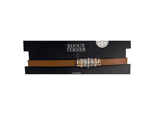 Collar Con Pulsera Bijoux Terner Charm Choker Brown 2402921