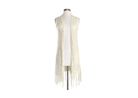 Chal Abrigo Bijoux Terner Mujer Fringe Vest 24036900