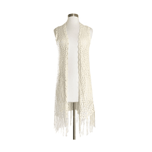 Chal Abrigo Bijoux Terner Mujer Fringe Vest 24036900