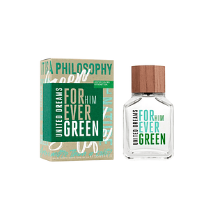 Perfume Benetton United Colors Forever Green Hombre Edt 100 ml