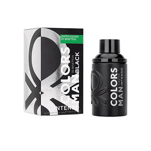 Perfume Benetton United Colors Black Intense Varon Edp 100 ml