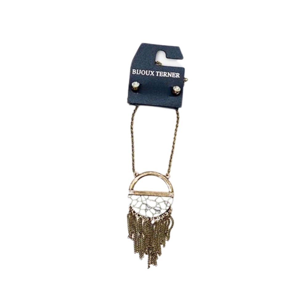 Collar Con Aros Bijoux Terner Mujer Ami16122015 White
