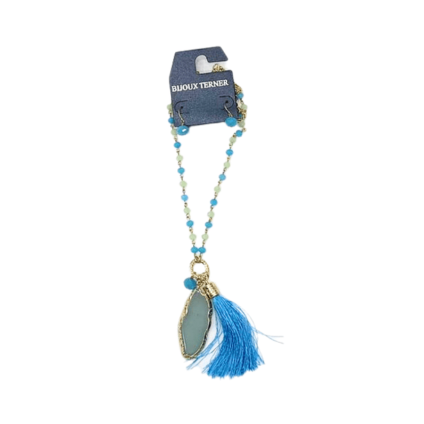 Collar Con Aros Bijoux Terner Mujer Ami16122817  Fashion Blue