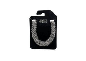 Collar Bijoux Terner Mujer Ami2402900 Beaded Silver