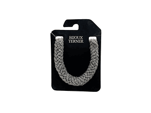 Collar Bijoux Terner Mujer Ami2402900 Beaded Silver