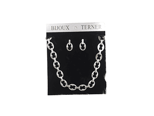 Collar Con Aros Bijoux Terner Mujer Ami1927587 Silver   