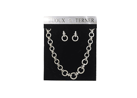 Collar Con Aros Bijoux Terner Mujer Ami1927580 Silver   
