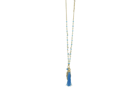 Collar Con Aros Bijoux Terner Mujer Ami16122011 Stone Blue